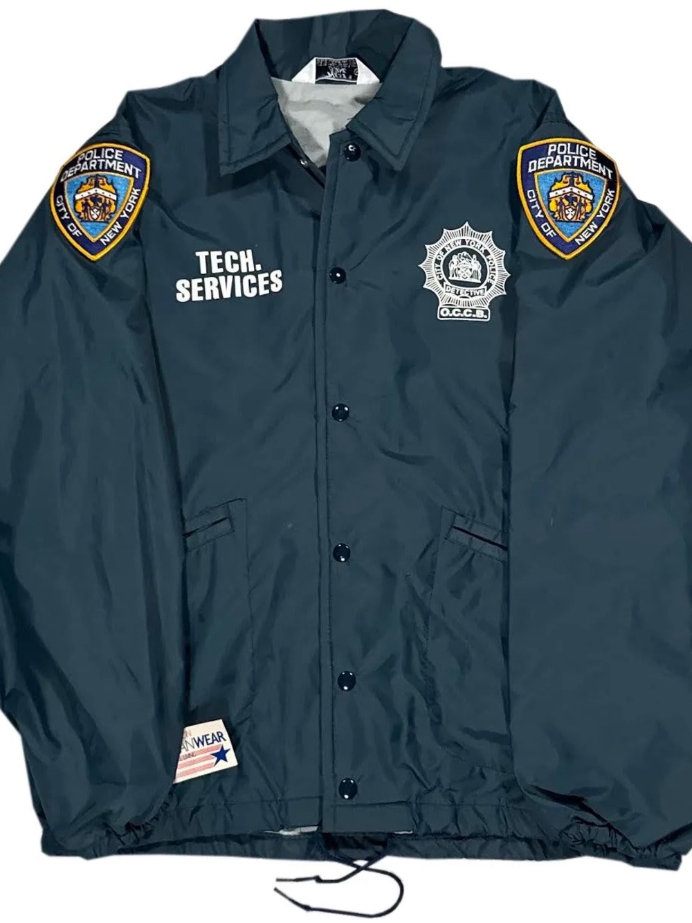 Vintage NYPD Detective Tech. Servies Jacket (Size M) NWT